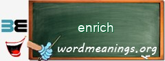 WordMeaning blackboard for enrich